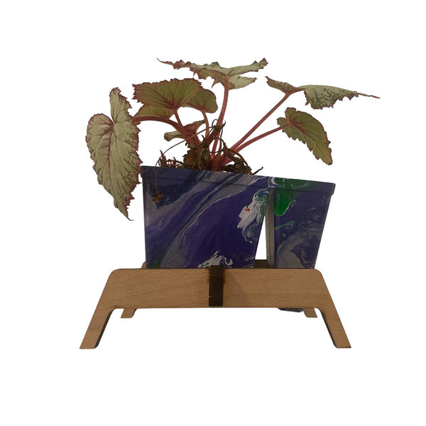 PRE-ORDER!: Plantenbak met water management systeem - Gerecycled Lokaal plastic