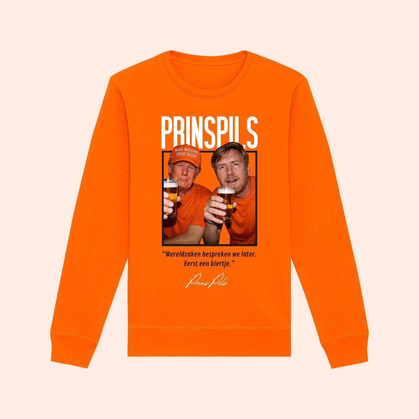 Oranje Meets America | Koningsdag Sweater
